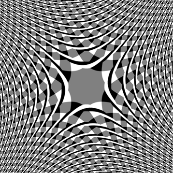 Hyperbolic illusion of forward direction (H. & S. Arai)