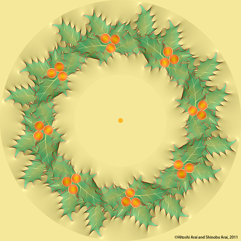 Wreath Motion Illusion