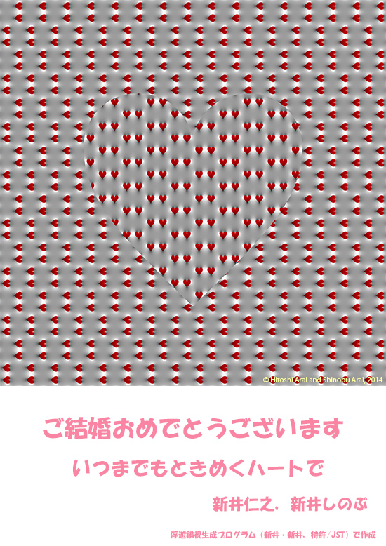 錯視　結婚祝い