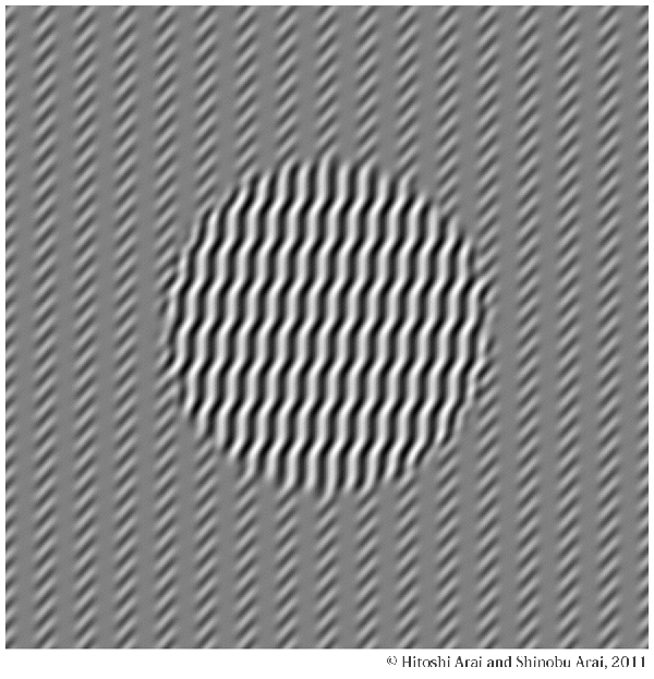 Mathematical Analysis of Ouchi illusion 4