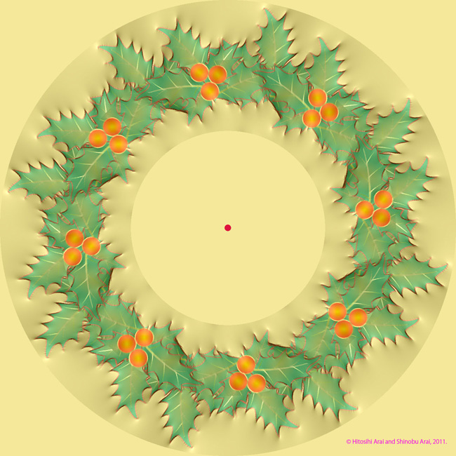 Wreath illusion